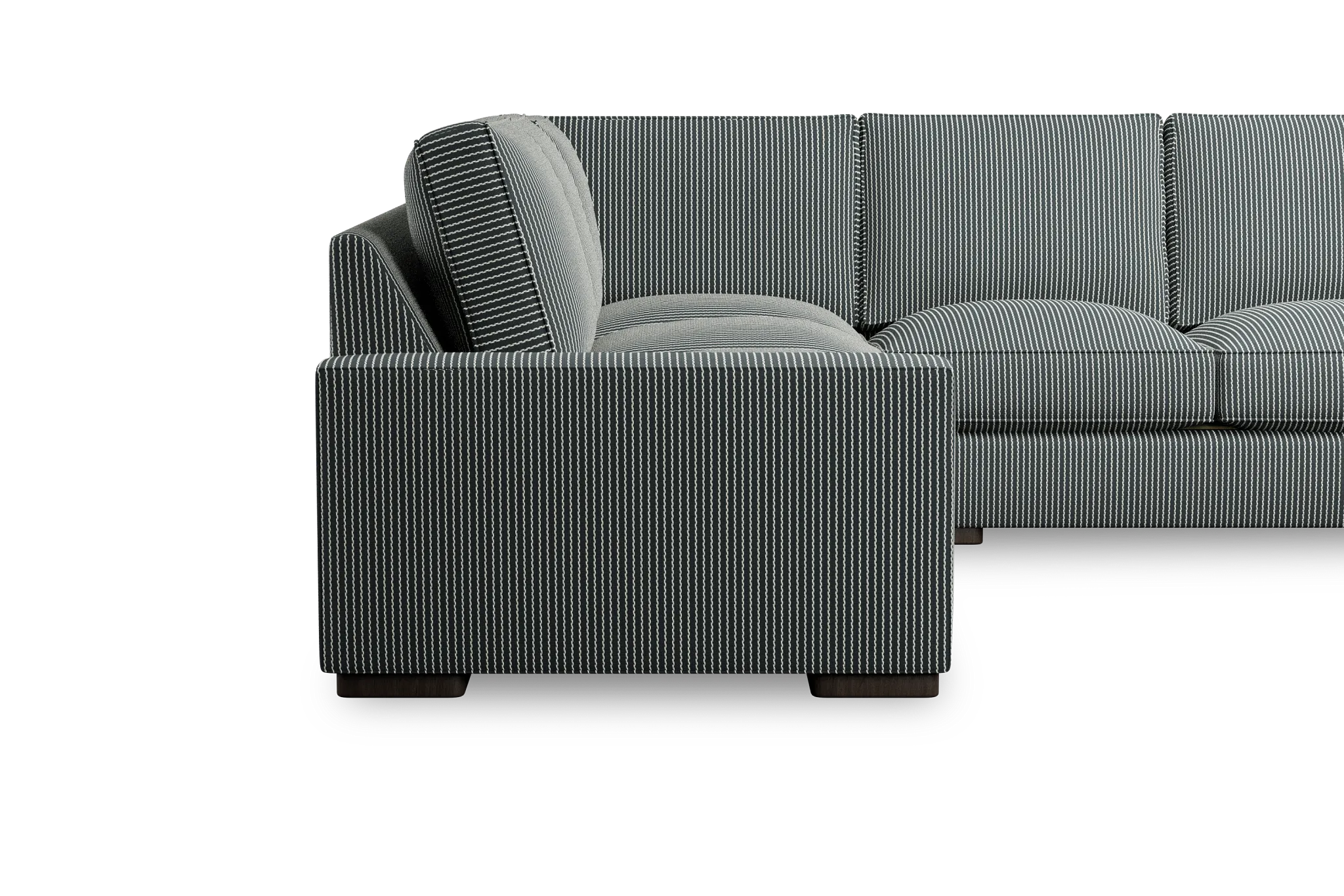 Edgewater Lucy Navy Small Two-arm Sectional