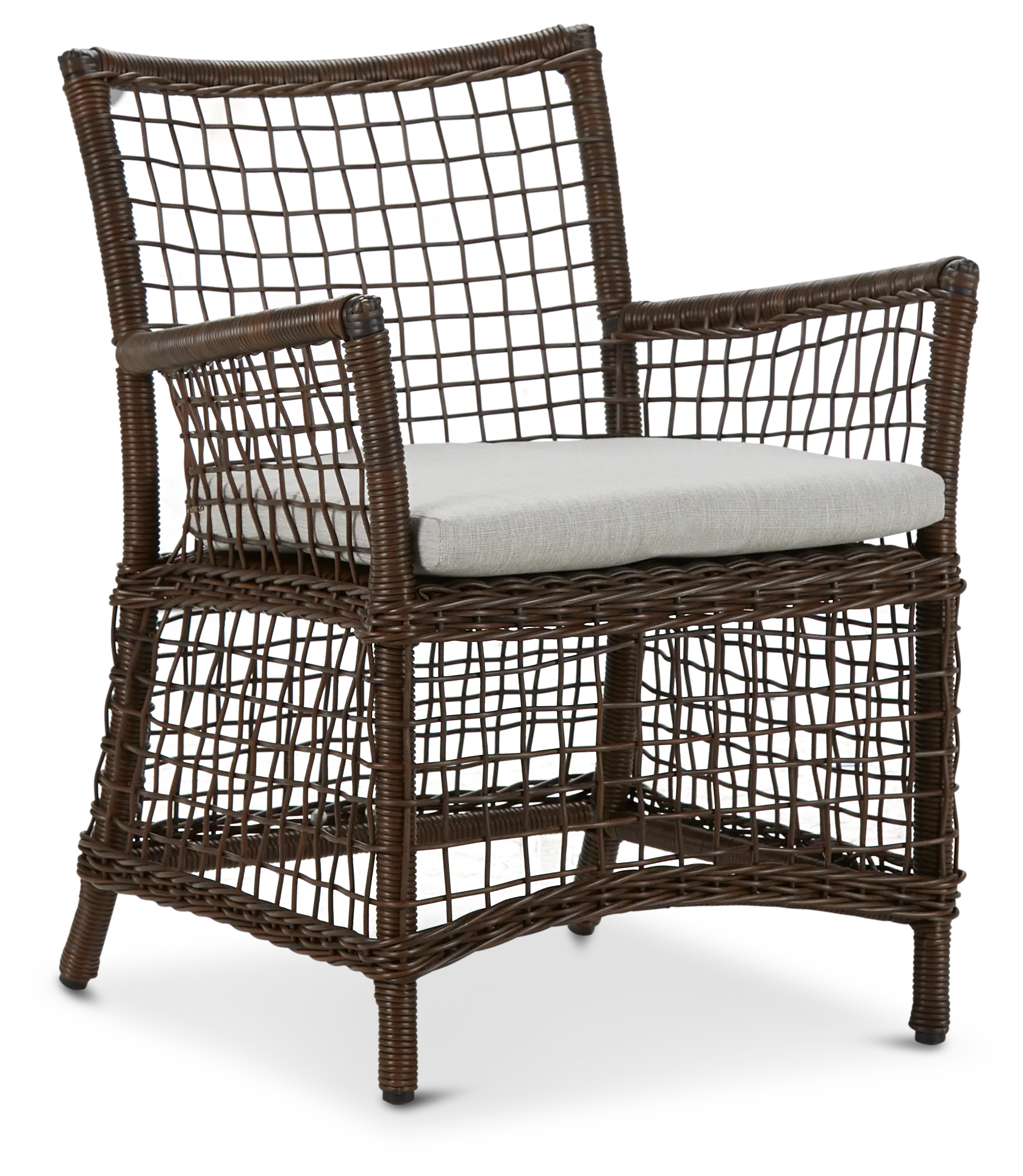 Southport Gray Woven Arm Chair Southport Gray Woven Arm Chair