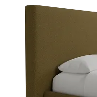 Grayton Elite Dark Green 54" Upholstered Platform Bed