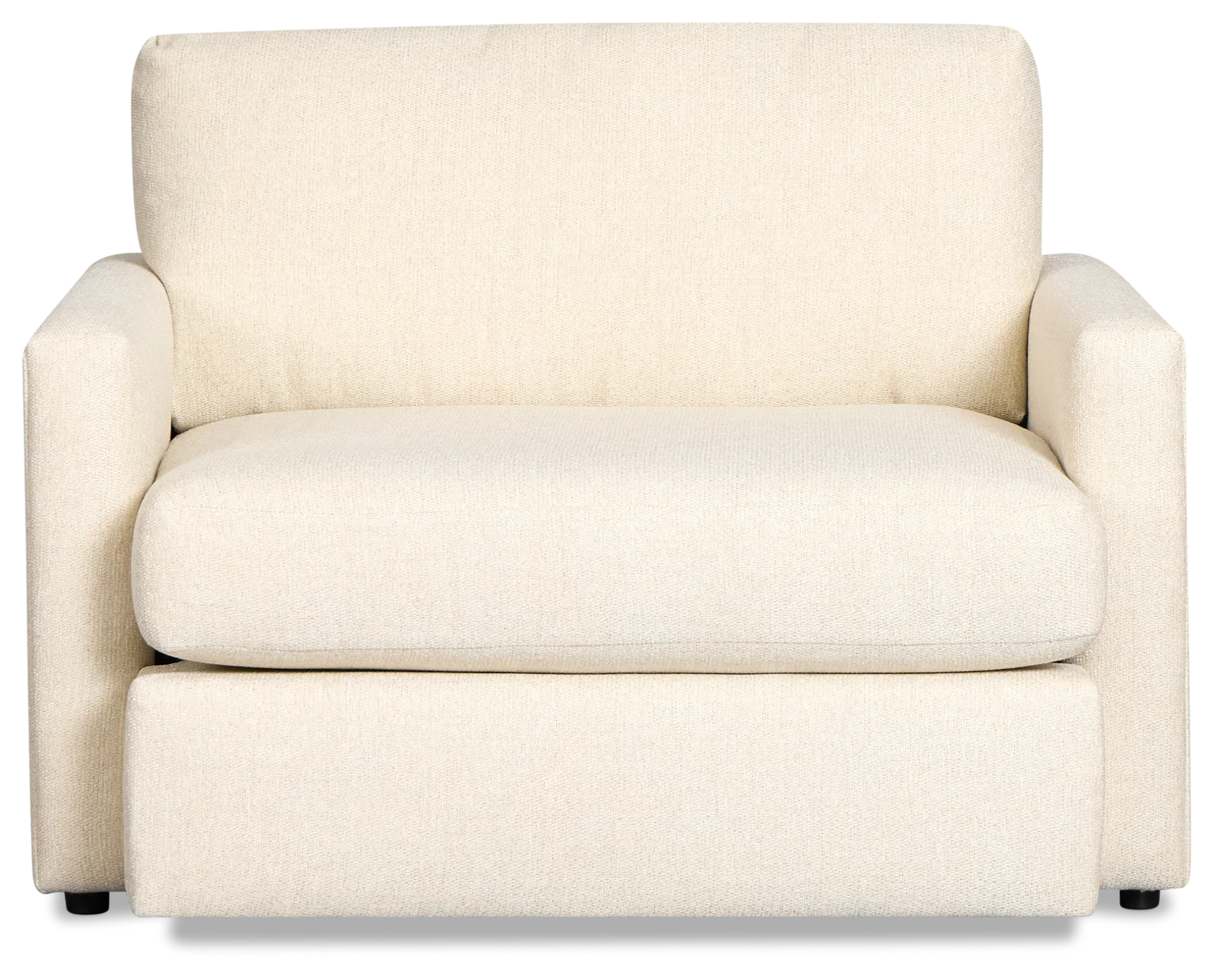Maxwell Light Beige Fabric Oversized Chair