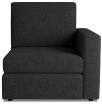 Citymod Dark Gray Fabric Right Chair