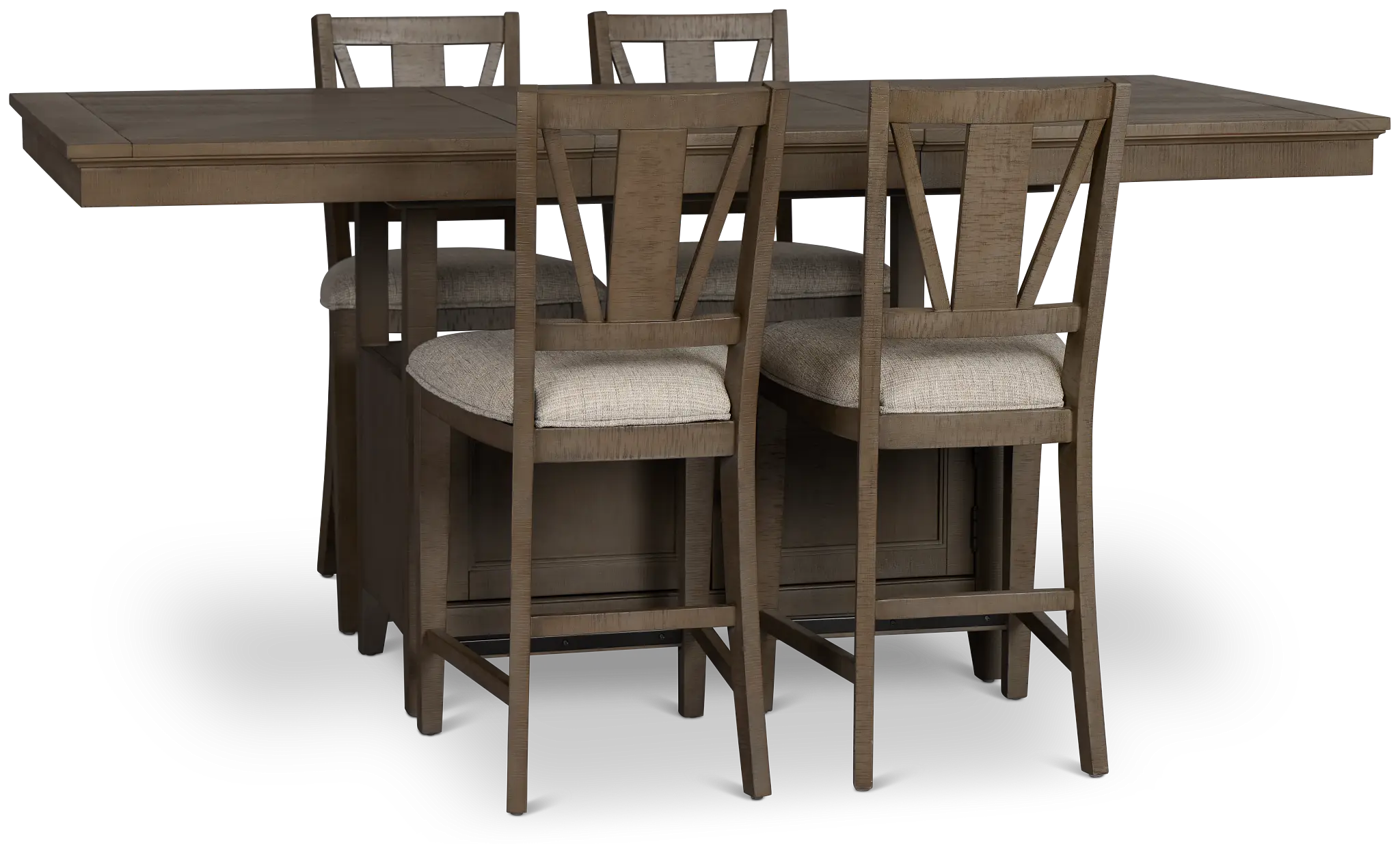 Heron Cove Light Tone High Table & 4 Barstools Heron Cove Light Tone High Table & 4 Barstools