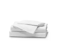 Rest & Renew Cotton Sateen White 300 Thread Sheet Set