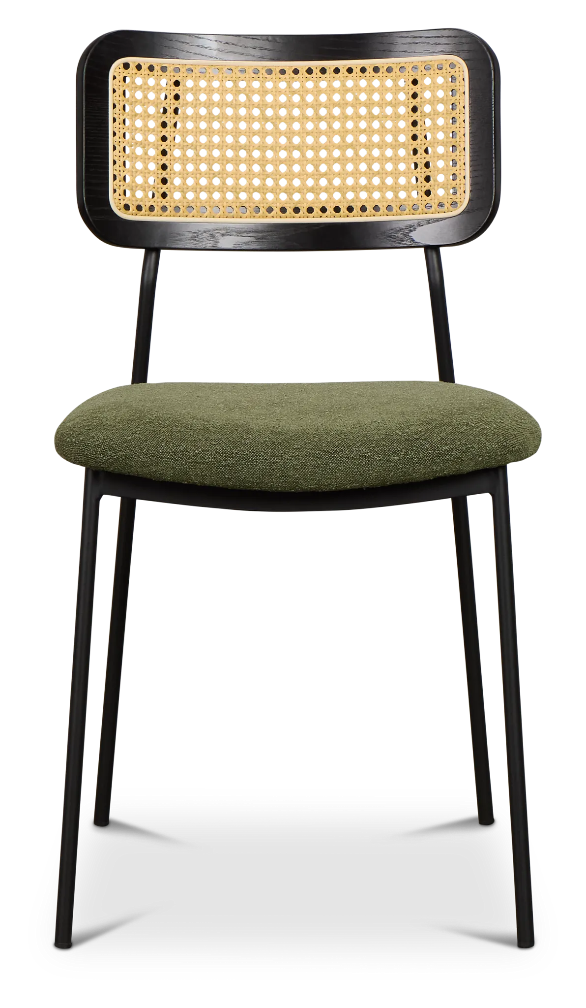 Lynden Green Woven Upholstered Side Chair