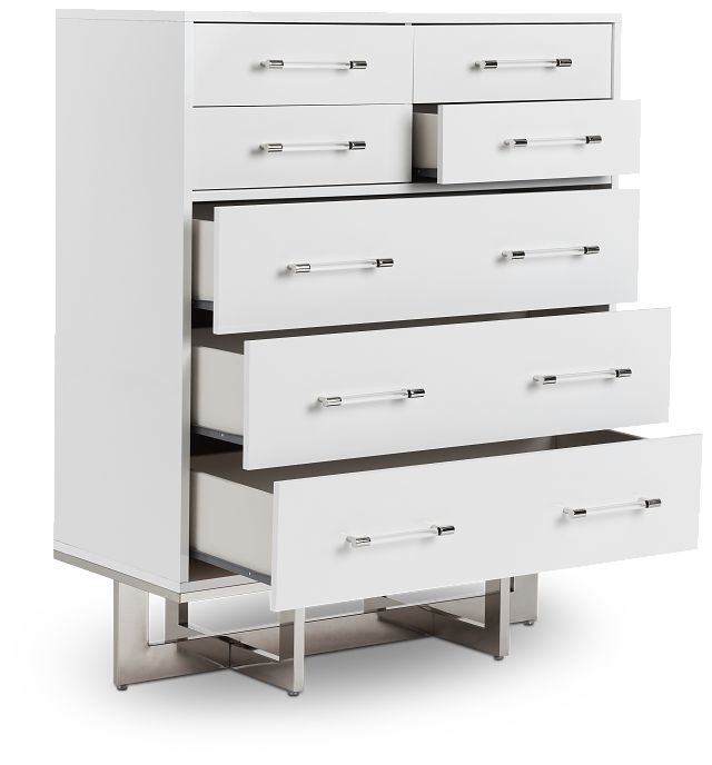 Cortina White Large Drawer Chest