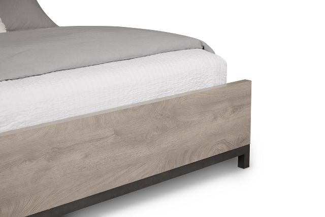 Evanston Gray Panel Bed