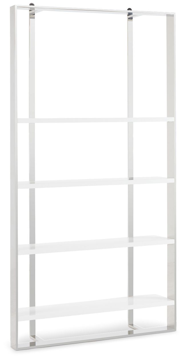 Neo White Large Bookcase