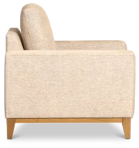 Maisie Light Brown Fabric Chair