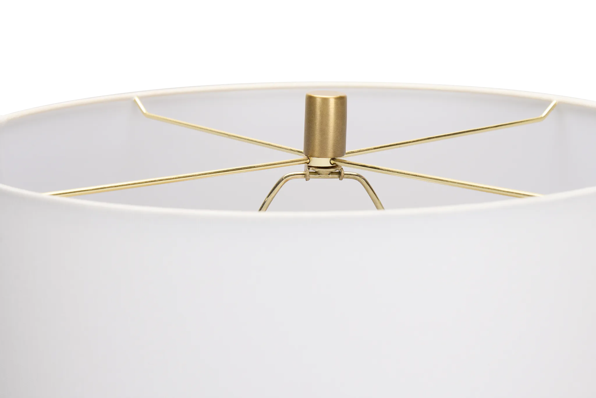 Everly White Marble Table Lamp