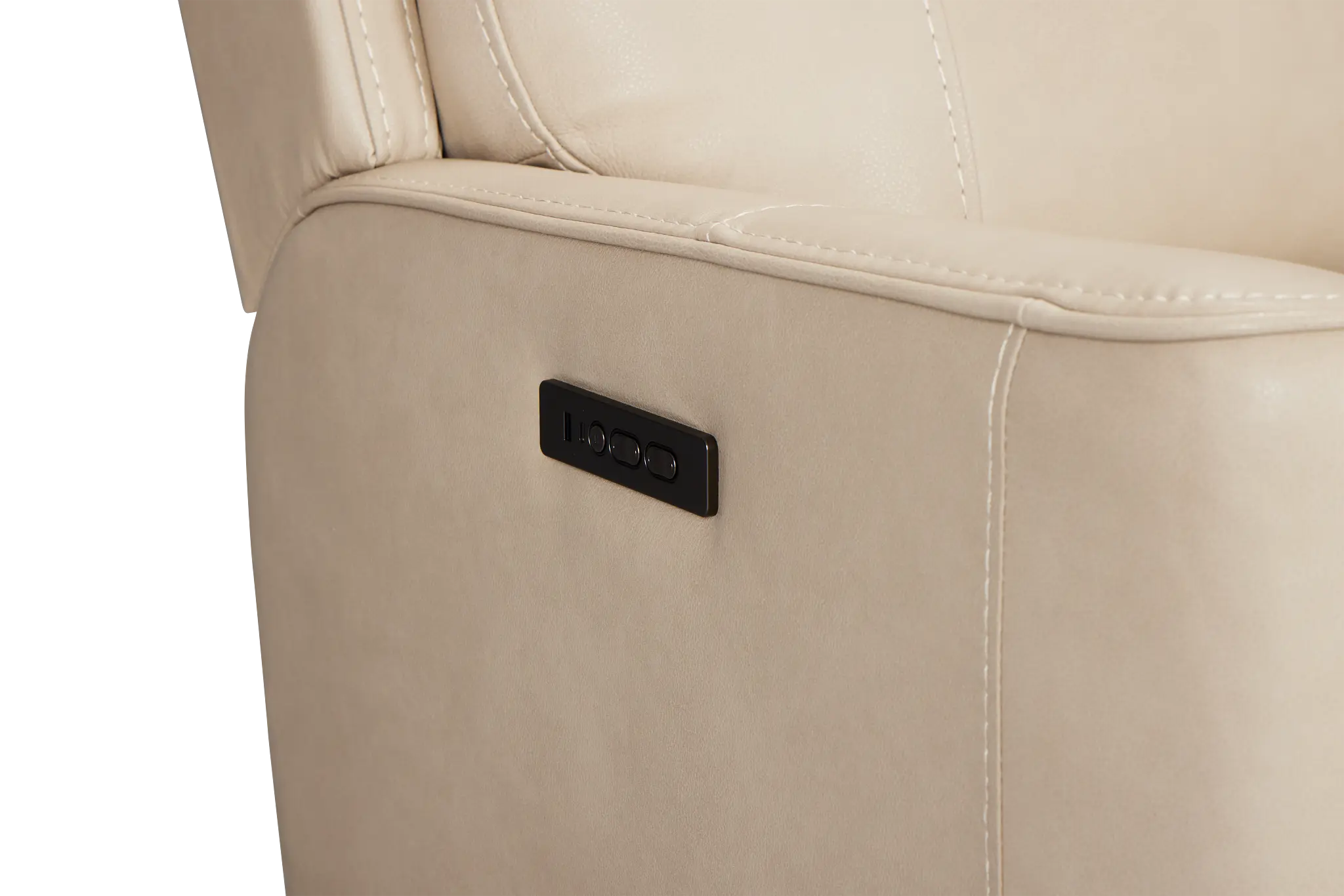 Benji Light Beige Lthr/vinyl Zero Gravity Power Recliner W/headrest Benji Light Beige Lthr/vinyl Zero Gravity Power Recliner W/headrest