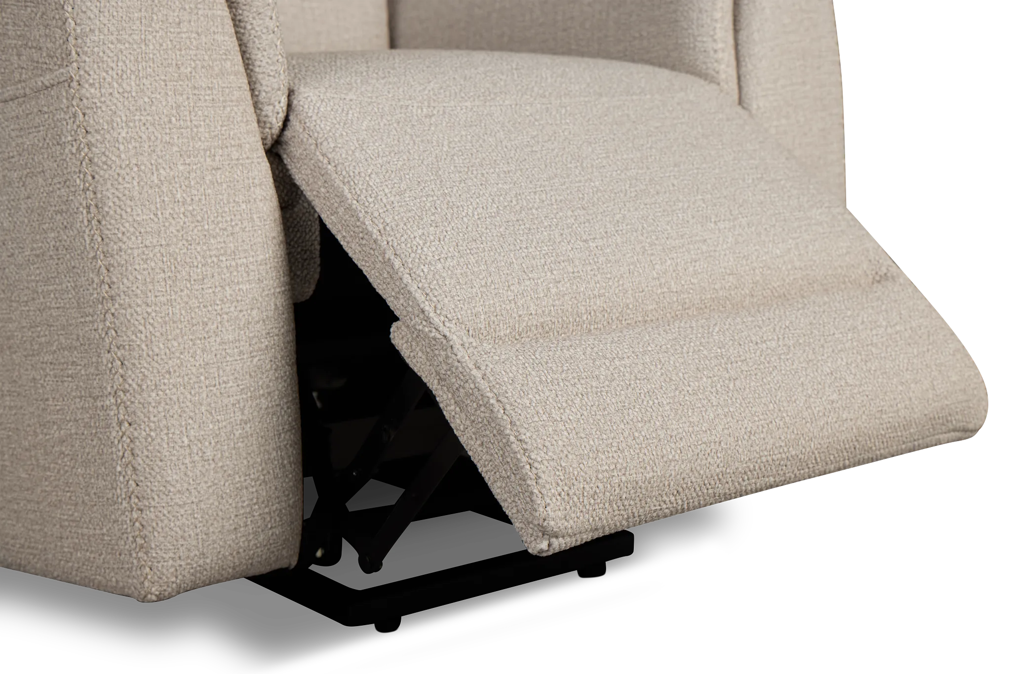 Gavin Beige Fabric Power Lift Recliner