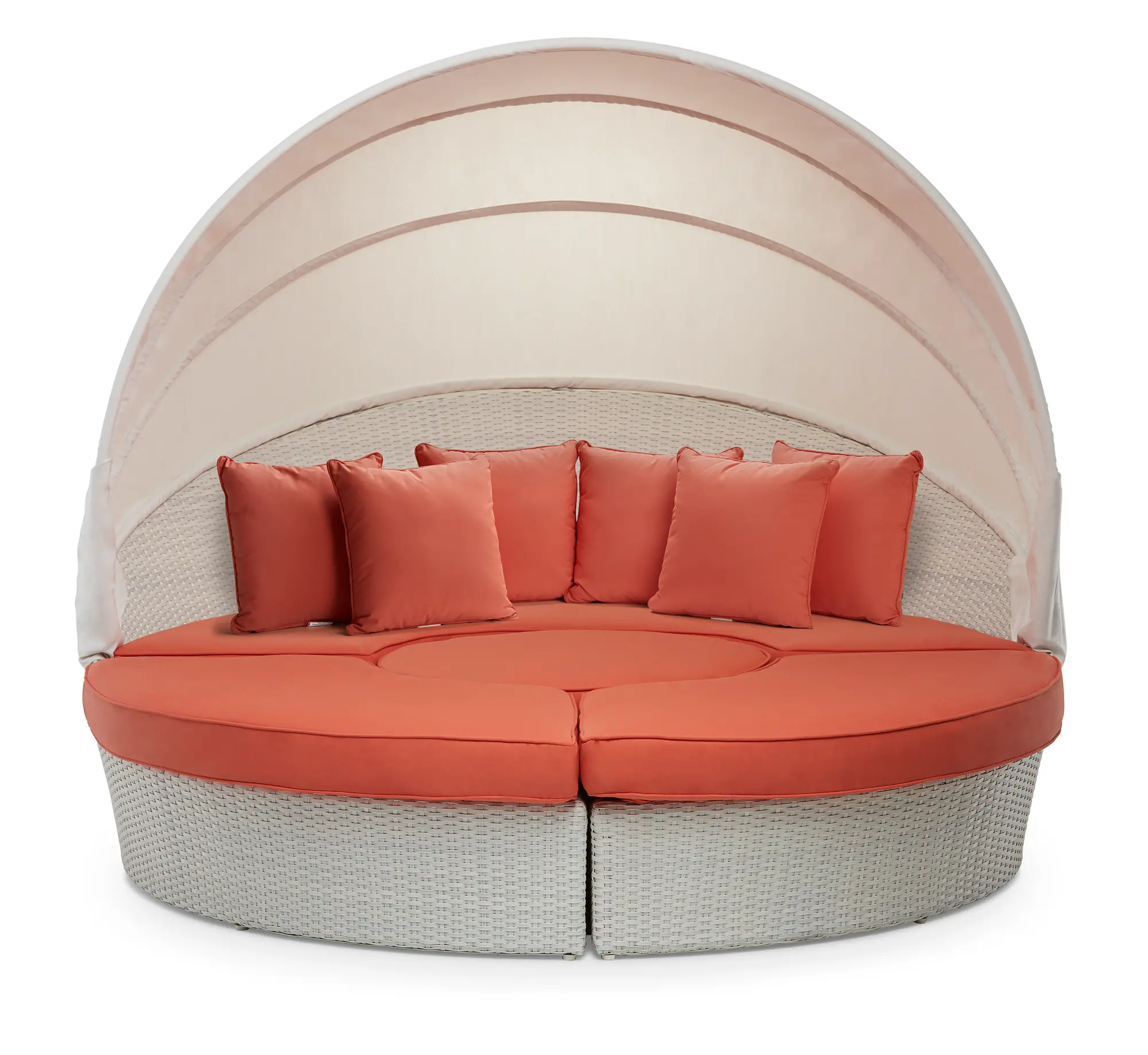 Biscayne Orange Canopy Daybed Biscayne Orange Canopy Daybed