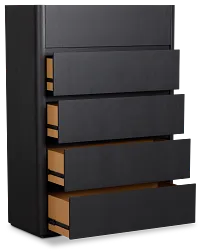 Nomad Black Drawer Chest
