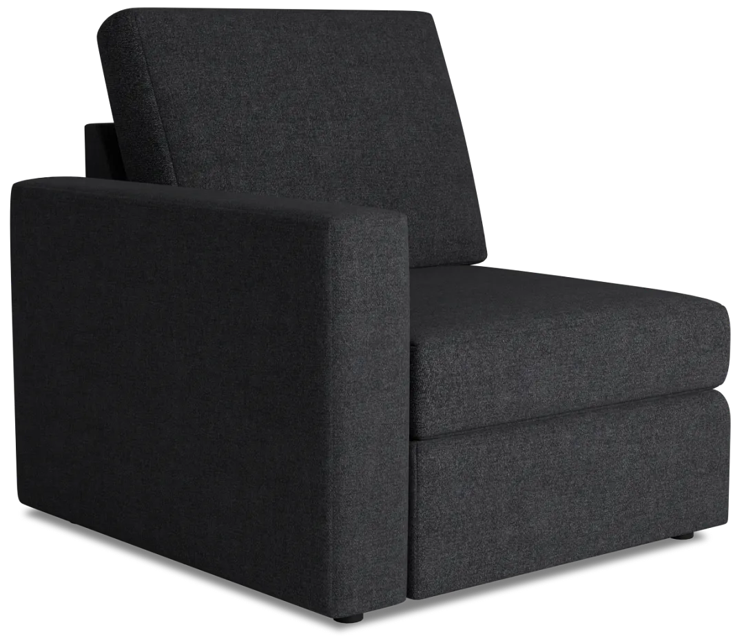 Citymod Dark Gray Fabric Left Chair