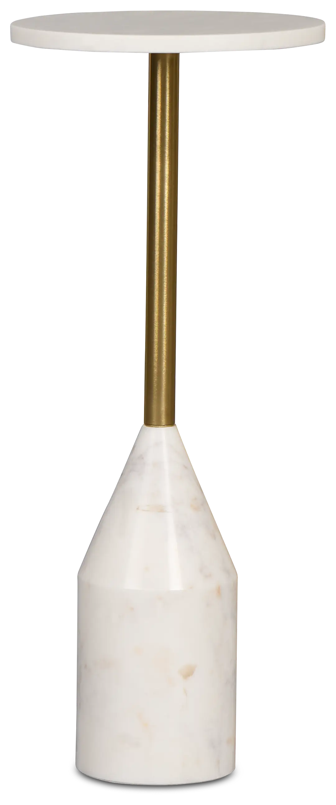 Neith White Stone Accent Table Neith White Stone Accent Table