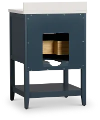 Alden Blue 24" Single Bathroom Vanity