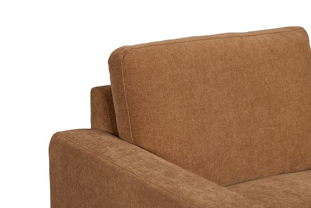 Addie Brown Fabric Swivel Chair