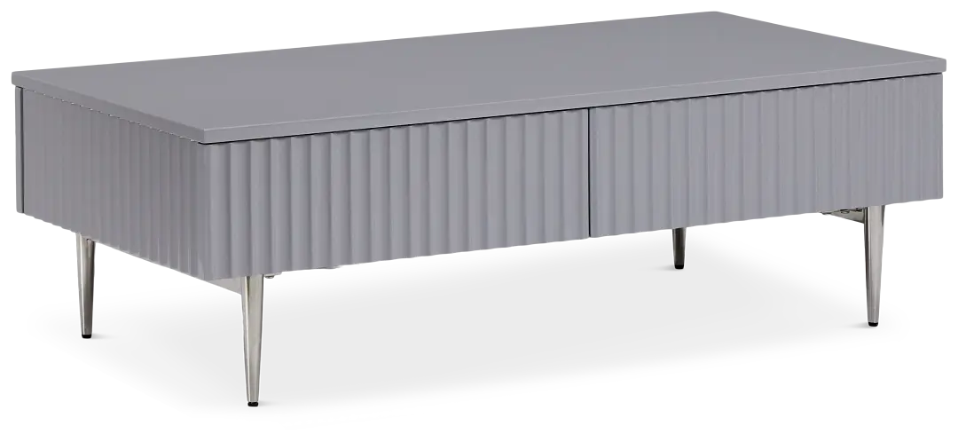 Surge Gray Rectangular Coffee Table Surge Gray Rectangular Coffee Table