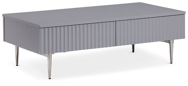 Surge Gray Rectangular Coffee Table