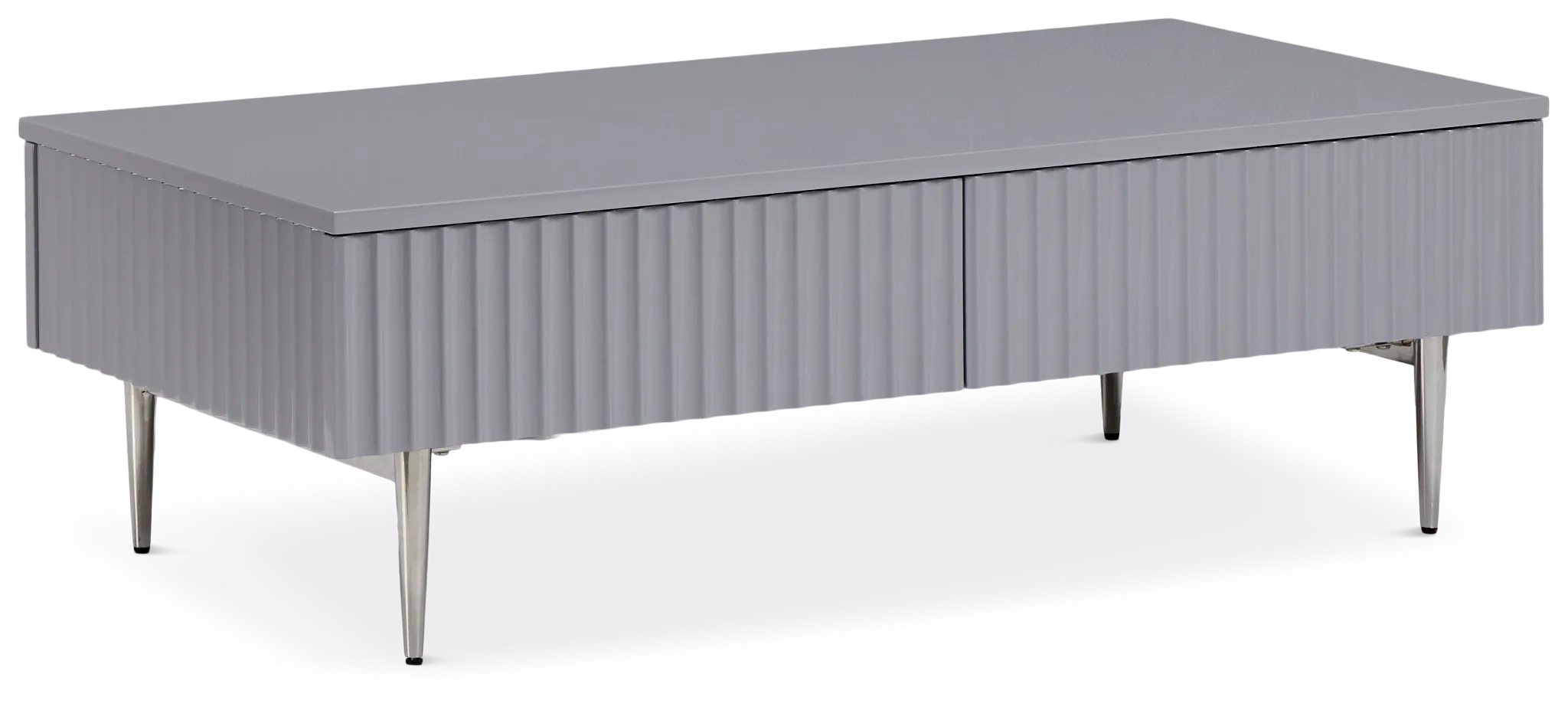 Surge Gray Rectangular Coffee Table