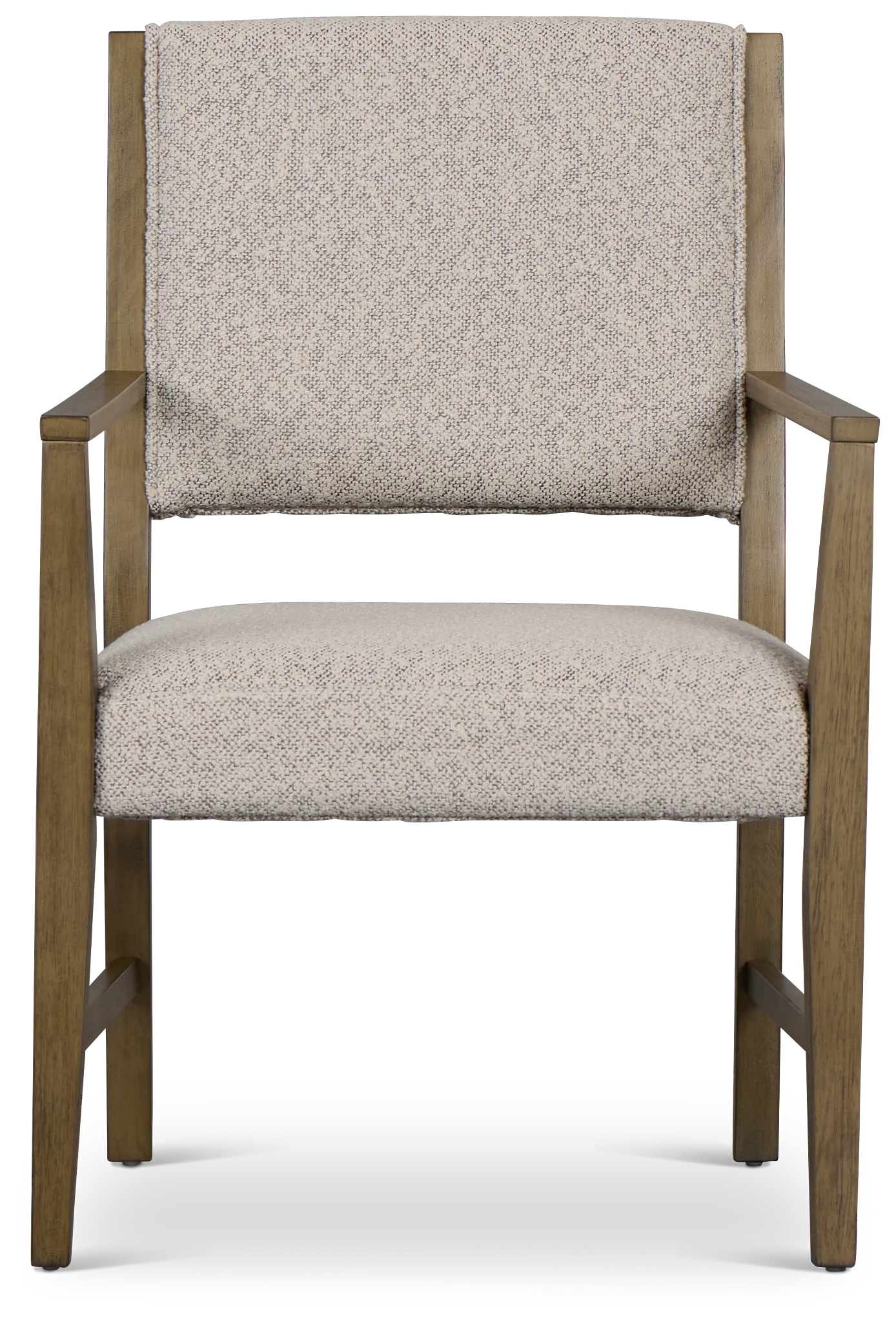 Vance Light Tone Upholstered Arm Chair