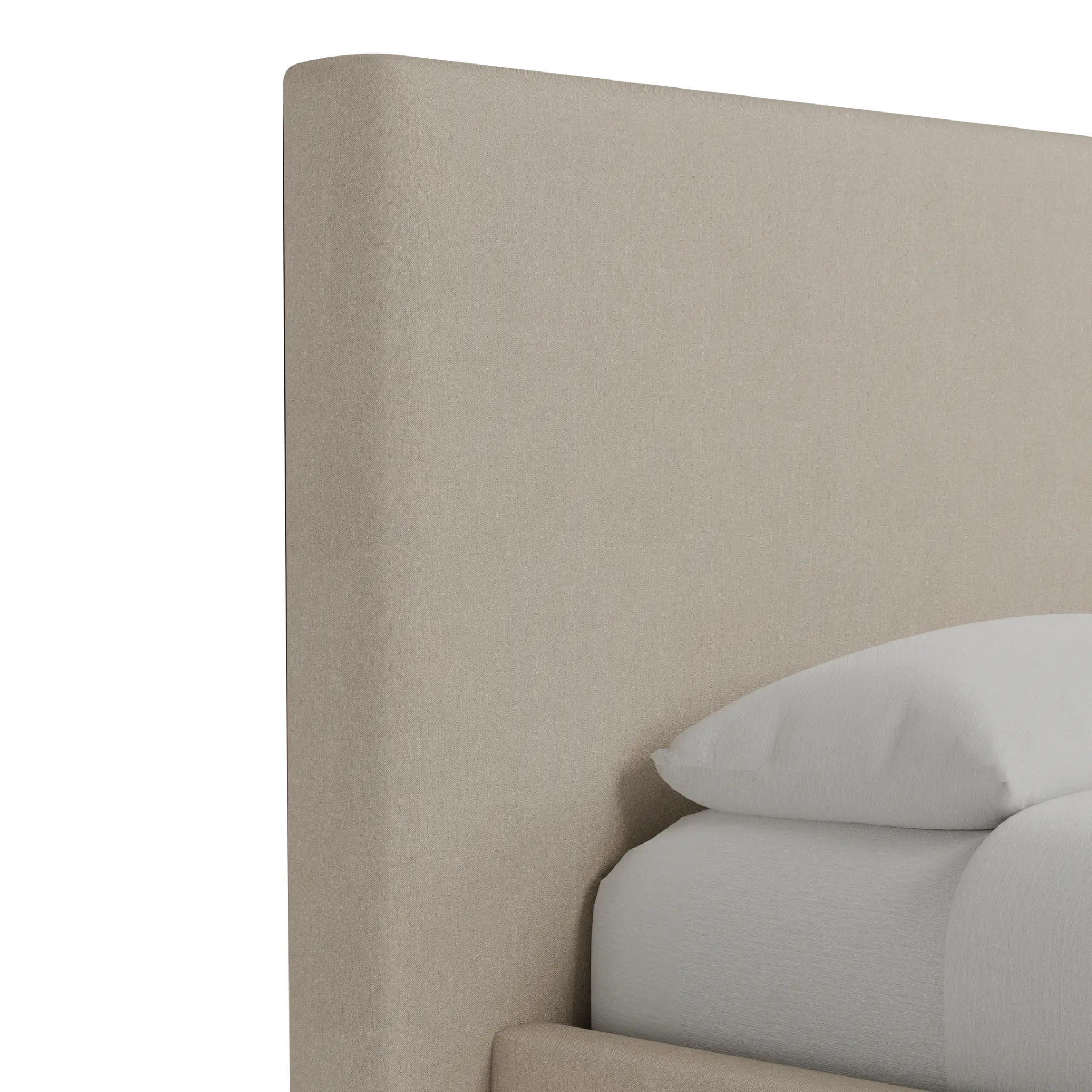 Grayton Peyton Beige 54" Upholstered Platform Bed Grayton Peyton Beige 54" Upholstered Platform Bed