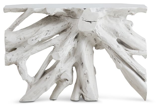 Ocean Drive White Wood Console Table (1)