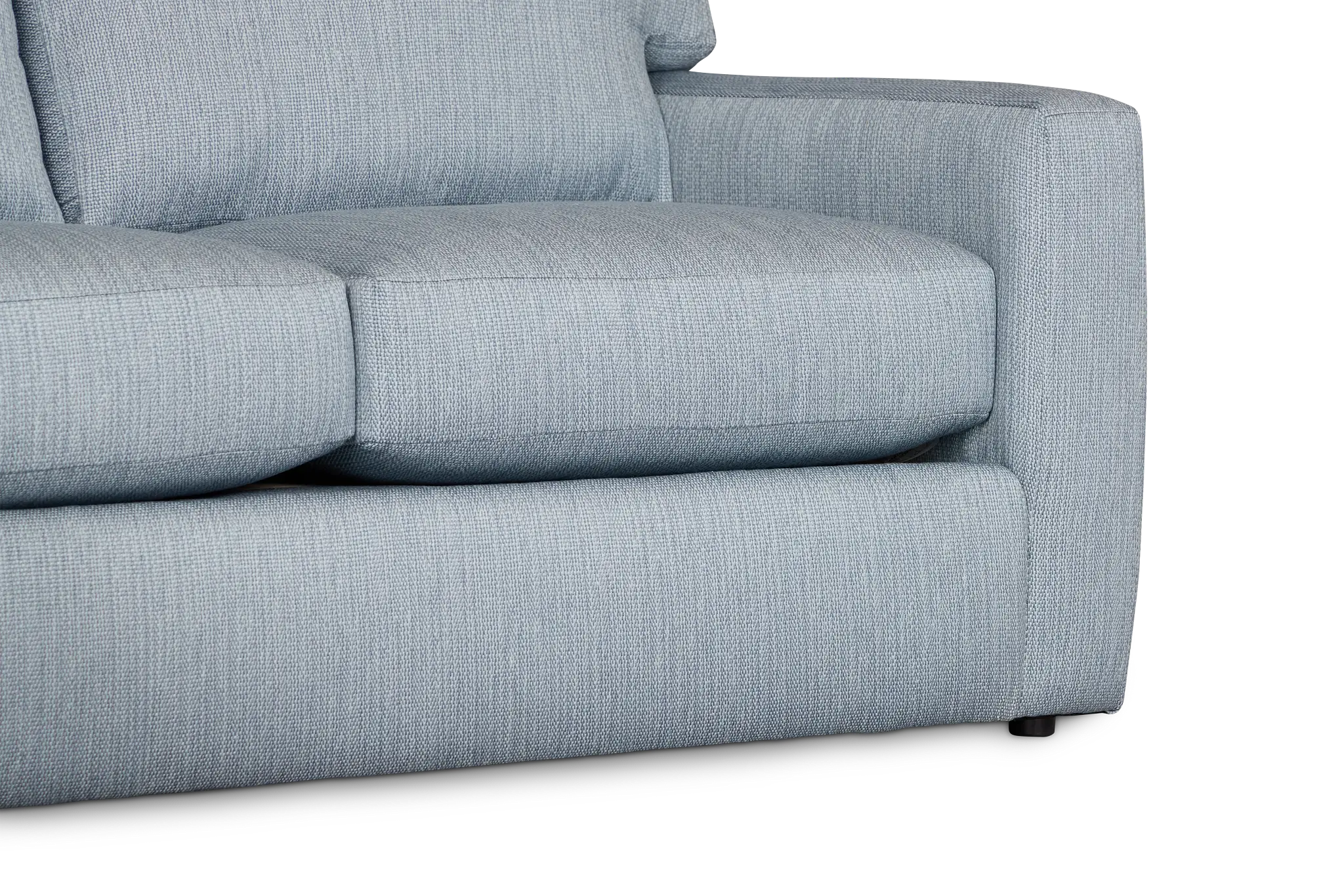 Rhodes Light Blue Fabric Medium Left Chaise Sectional Rhodes Light Blue Fabric Medium Left Chaise Sectional