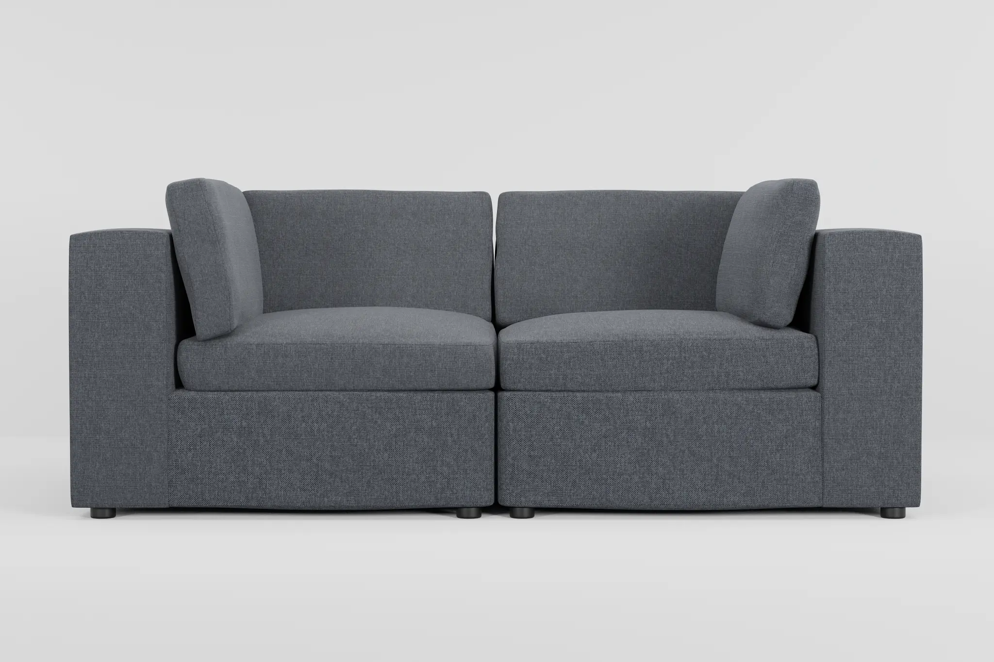 Destin Elevation Gray Fabric 2-piece Modular Sofa Destin Elevation Gray Fabric 2-piece Modular Sofa