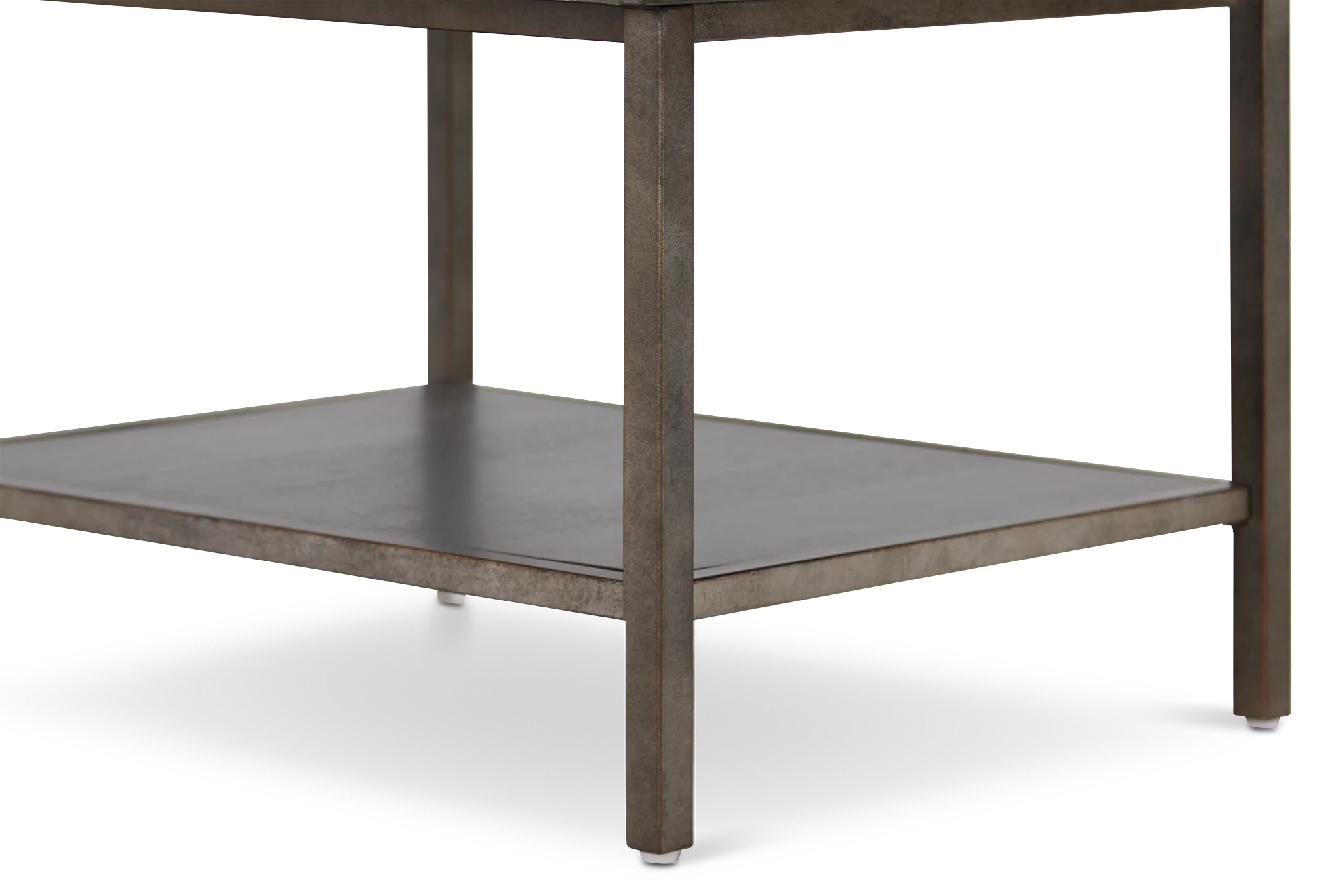 Fulton Dark Tone Wood Rectangular End Table