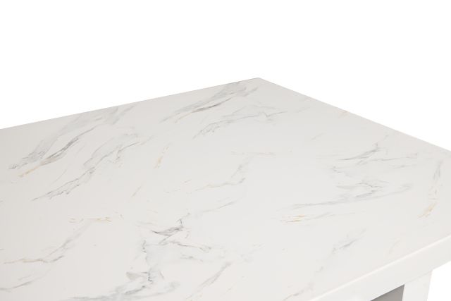 Viscaya White Rectangular Table