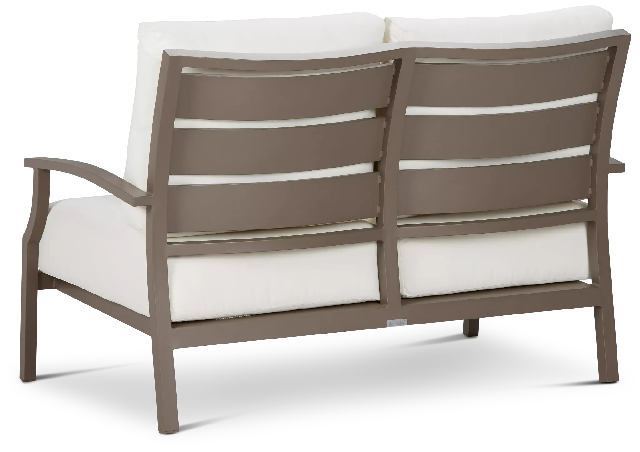 Raleigh White Aluminum Loveseat Raleigh White Aluminum Loveseat