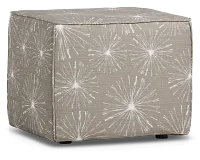 Sparks Gray Indoor/outdoor Accent Ottoman