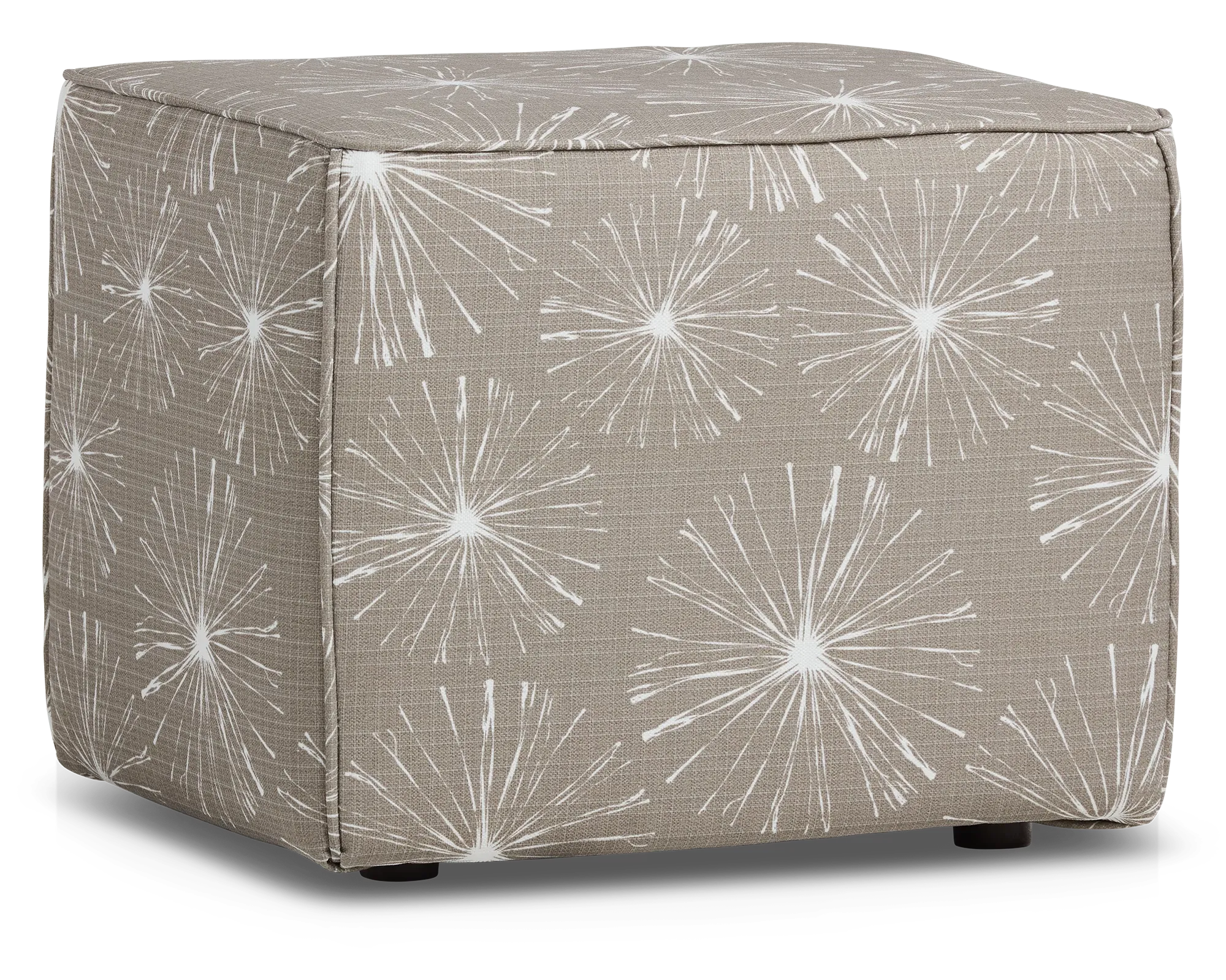 Sparks Gray Indoor/outdoor Accent Ottoman