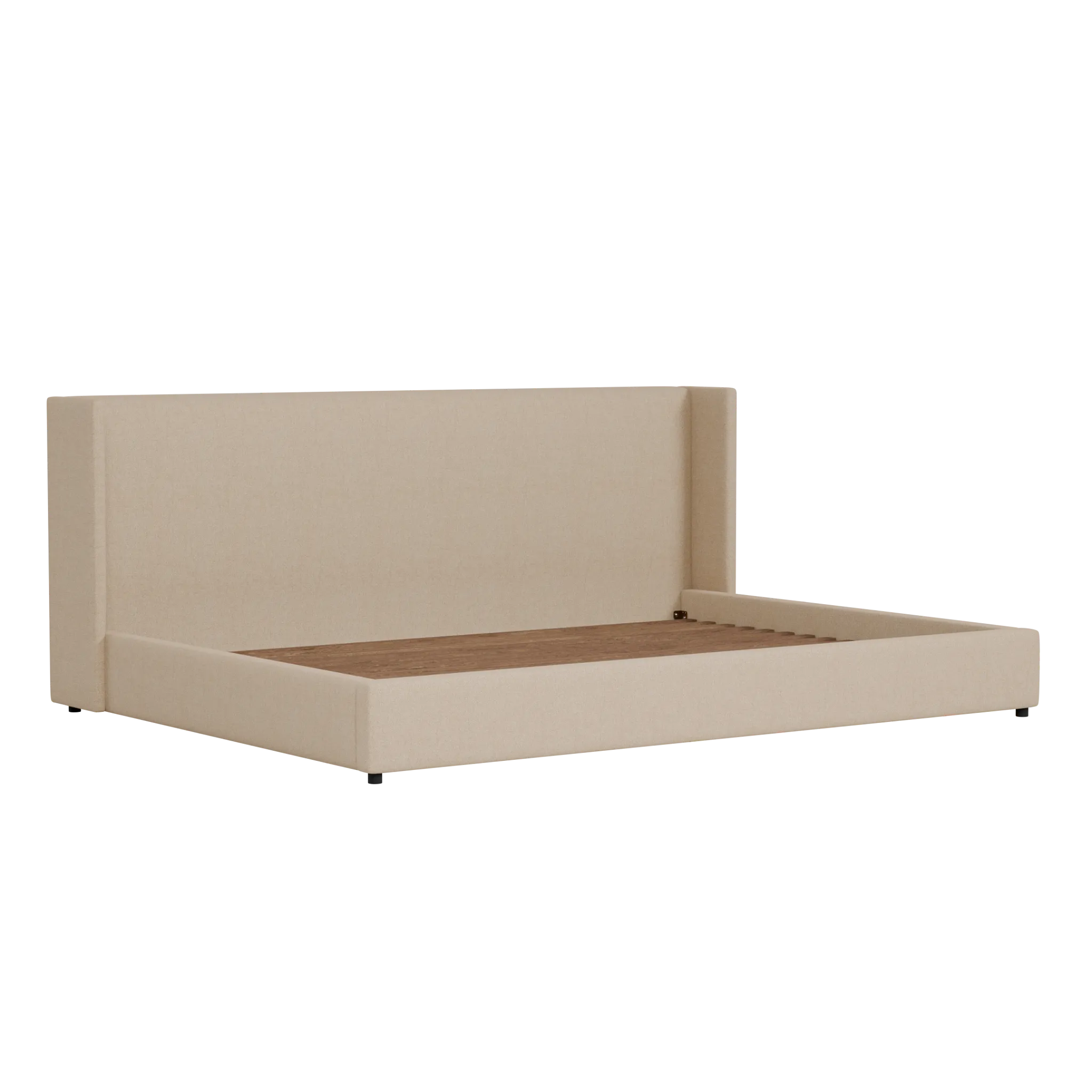 Captiva Elite Light Taupe 48" Upholstered Shelter Bed