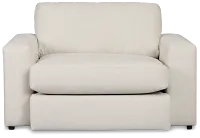 Brantley Light Beige Fabric Oversized Chair