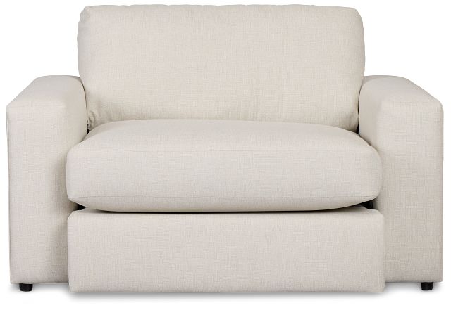 Brantley Light Beige Fabric Oversized Chair