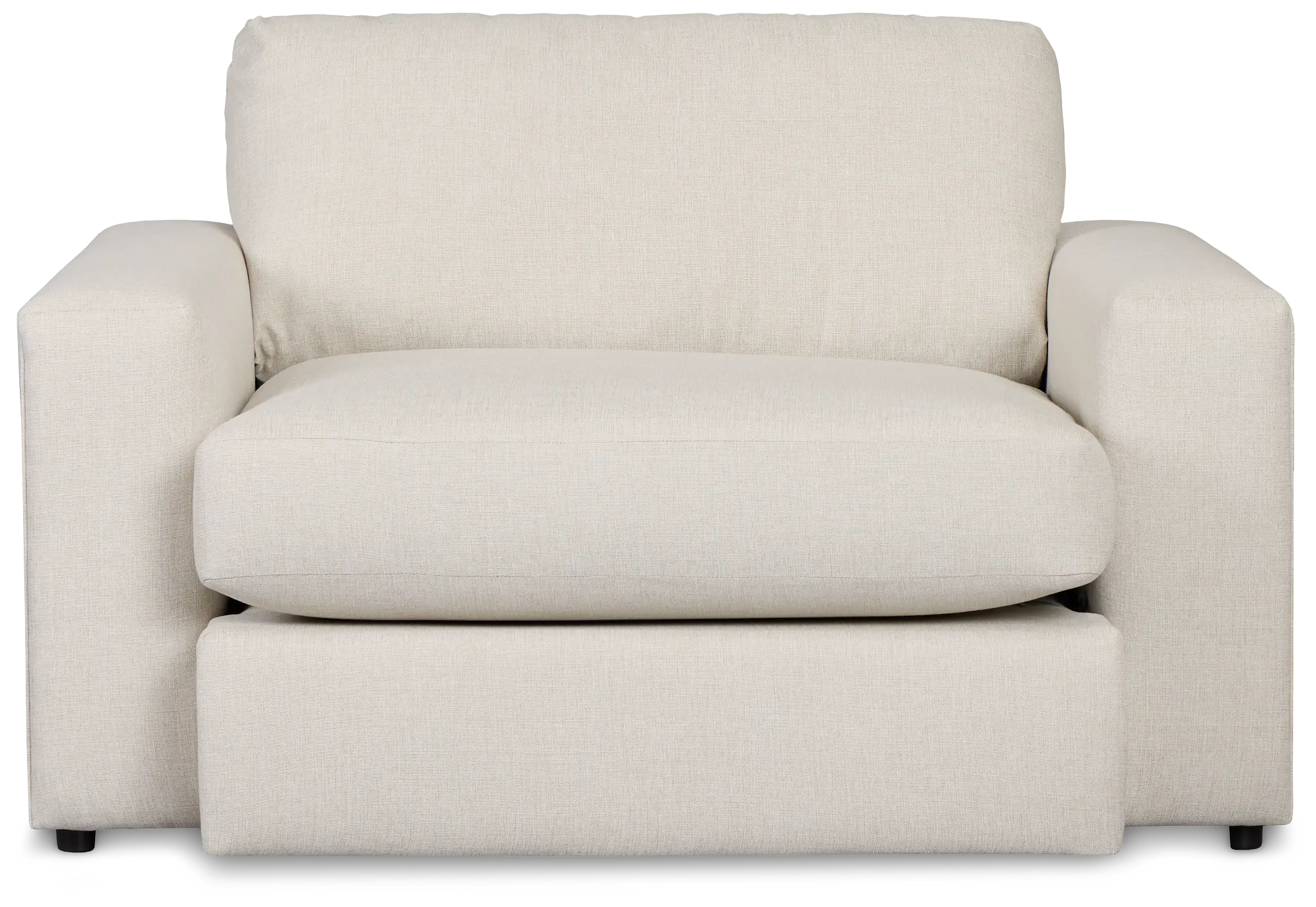 Brantley Light Beige Fabric Oversized Chair Brantley Light Beige Fabric Oversized Chair