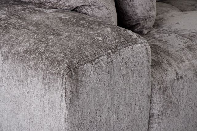 Skylar Gray Fabric Medium Right Chaise Sectional