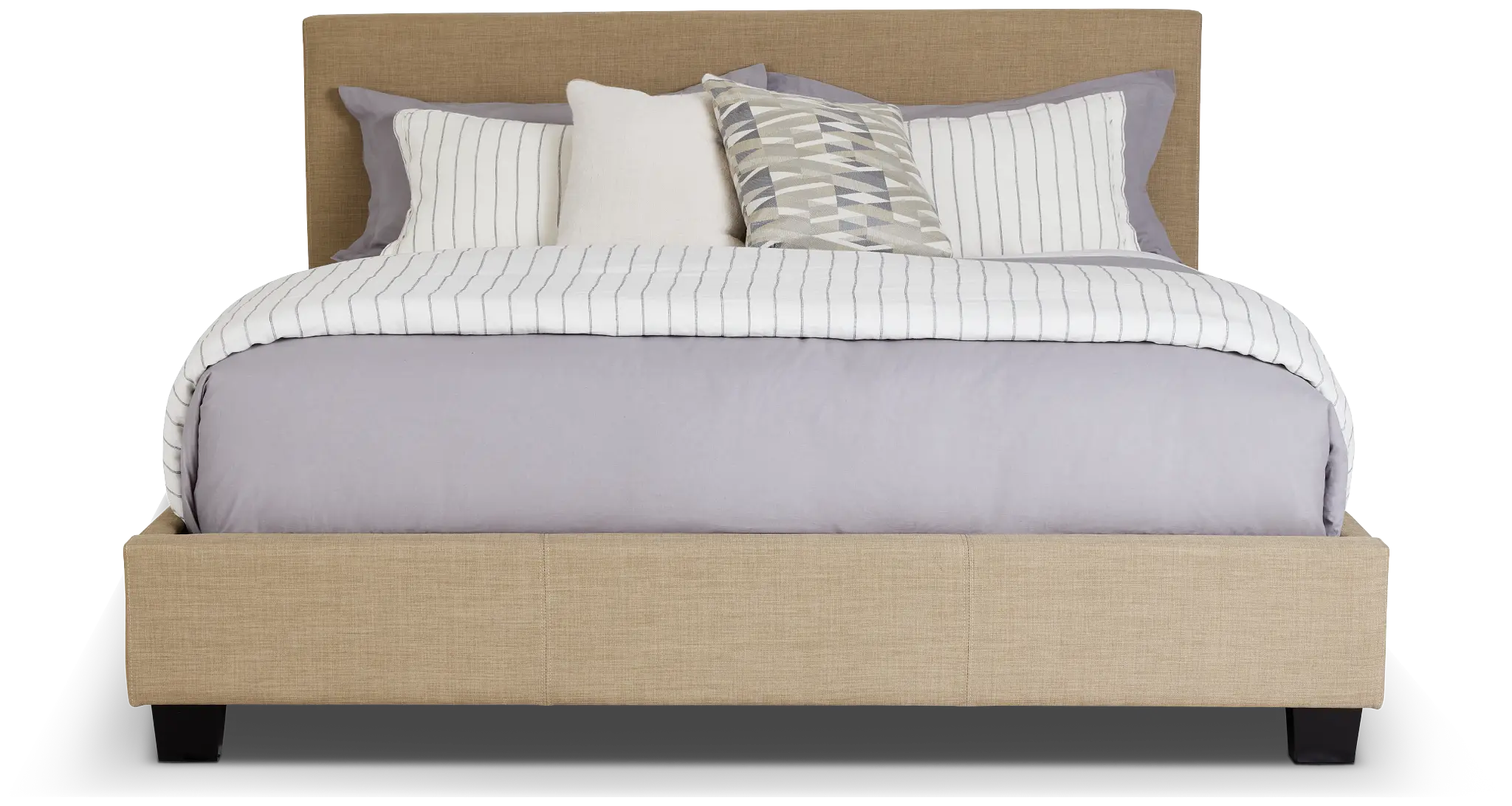 Madden Taupe Uph Platform Bed Madden Taupe Uph Platform Bed