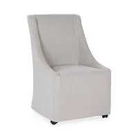 Honey Gray Upholstered Side Chair