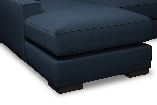 Edgewater Joya Dark Blue Left Chaise Sectional