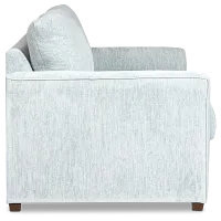 Shore Light Blue Fabric Innerspring Sleeper