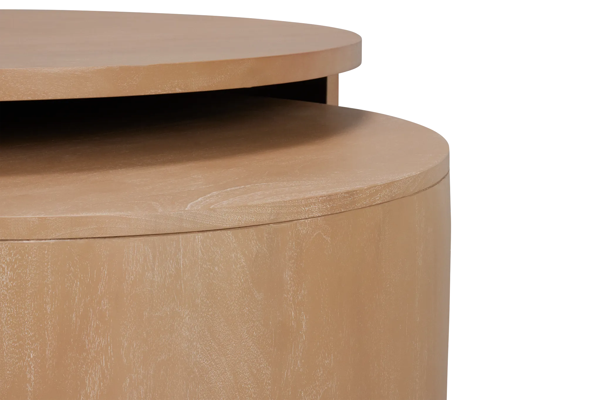 Matteo Light Tone Wood Nesting Coffee Table