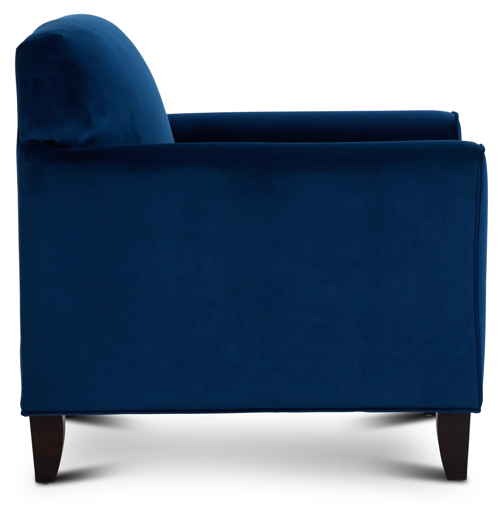 Royale Blue Fabric Accent Chair Royale Blue Fabric Accent Chair