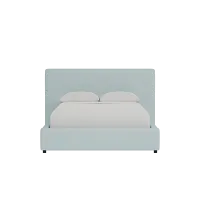Grayton Elite Light Blue 44" Upholstered Platform Bed