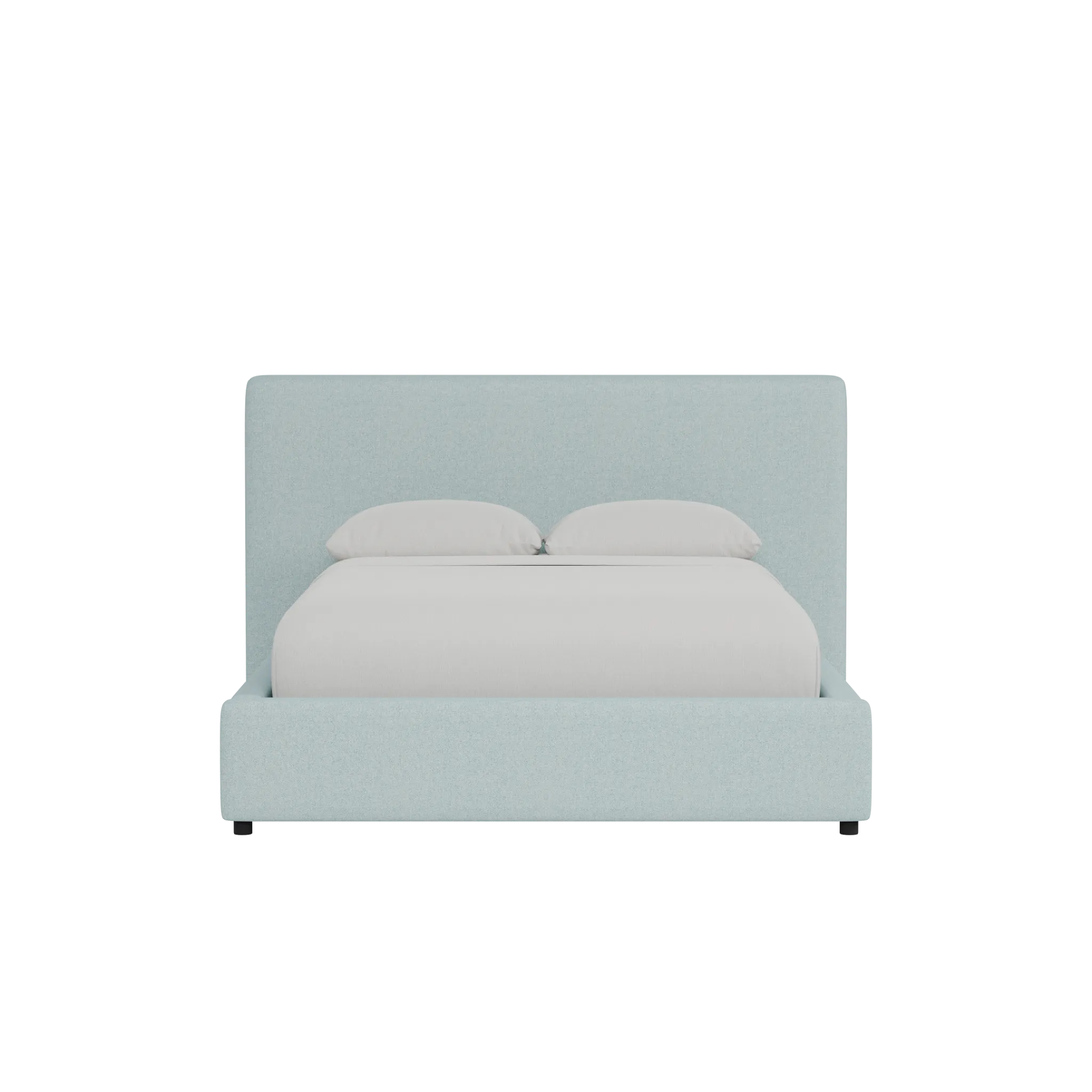 Grayton Elite Light Blue 44" Upholstered Platform Bed