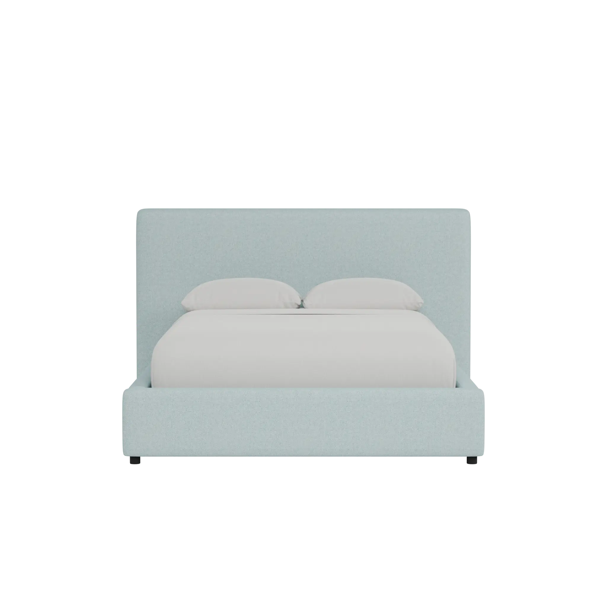 Grayton Elite Light Blue 44" Upholstered Platform Bed Grayton Elite Light Blue 44" Upholstered Platform Bed