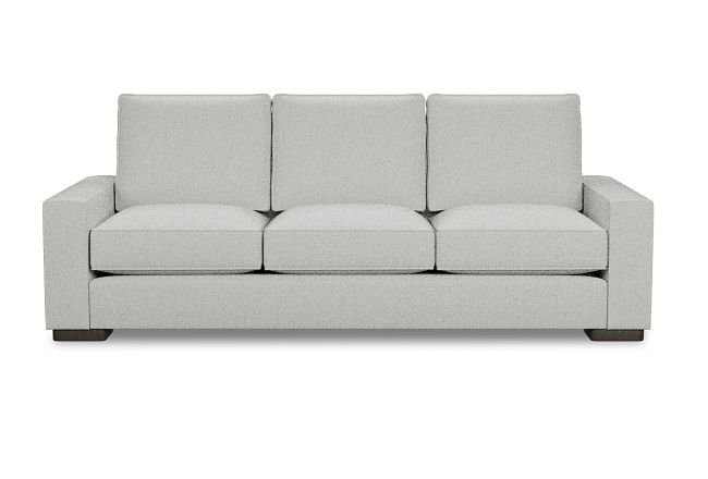Edgewater Revenue White 96" Sofa W/ 3 Cushions