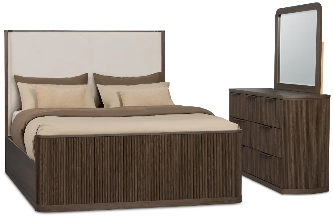 Camden Dark Tone Uph Panel Bedroom